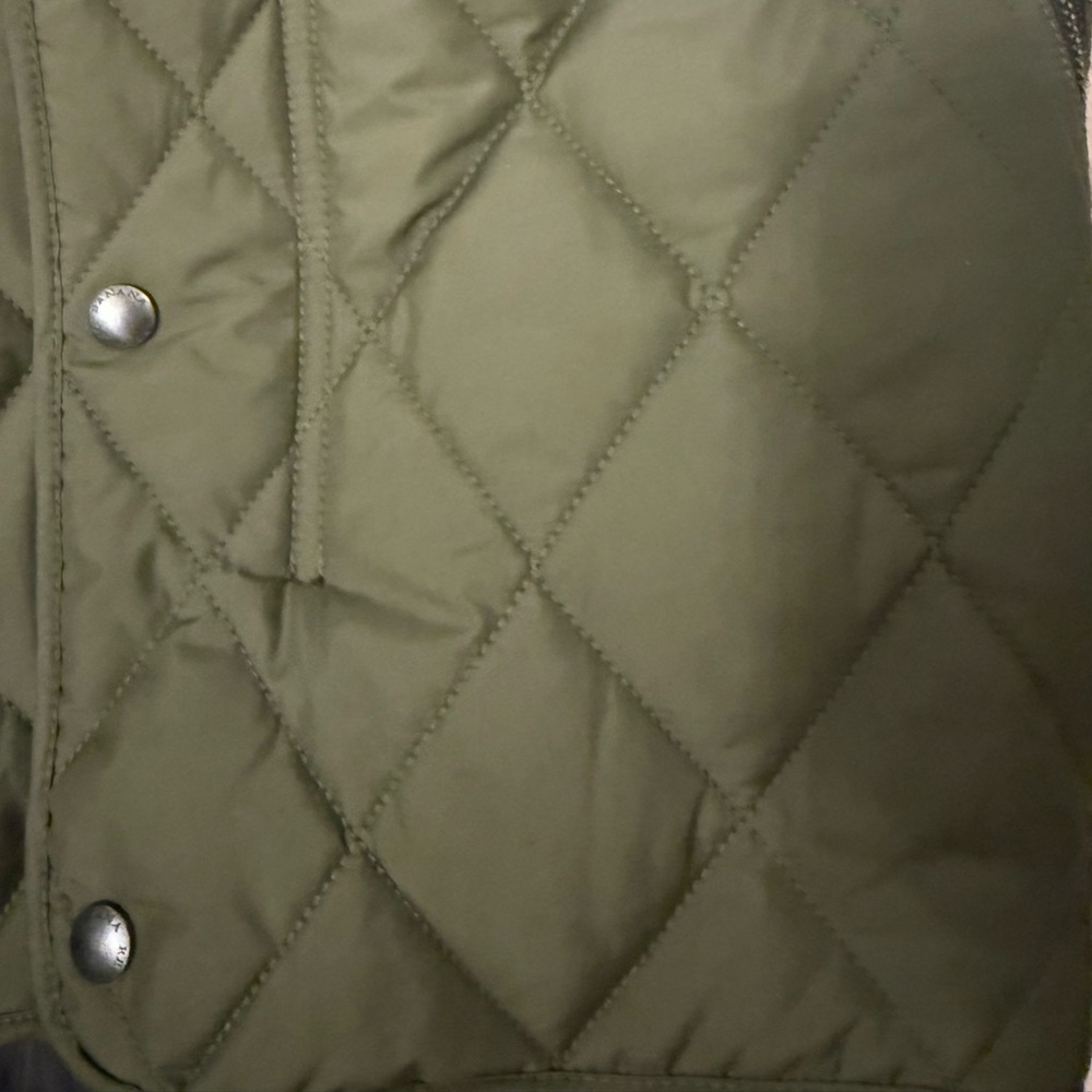 Banana Republic Green Quilted Mens Vest Size Medium - Picture 13 of 14
